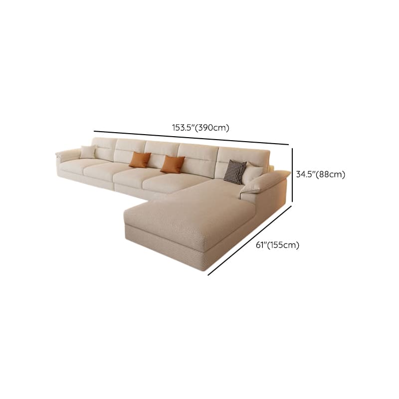Straight Horizontal 5 Person Memory Foam Filled Sofa Couch with Decorative-stitched Tufting thumbnail 18