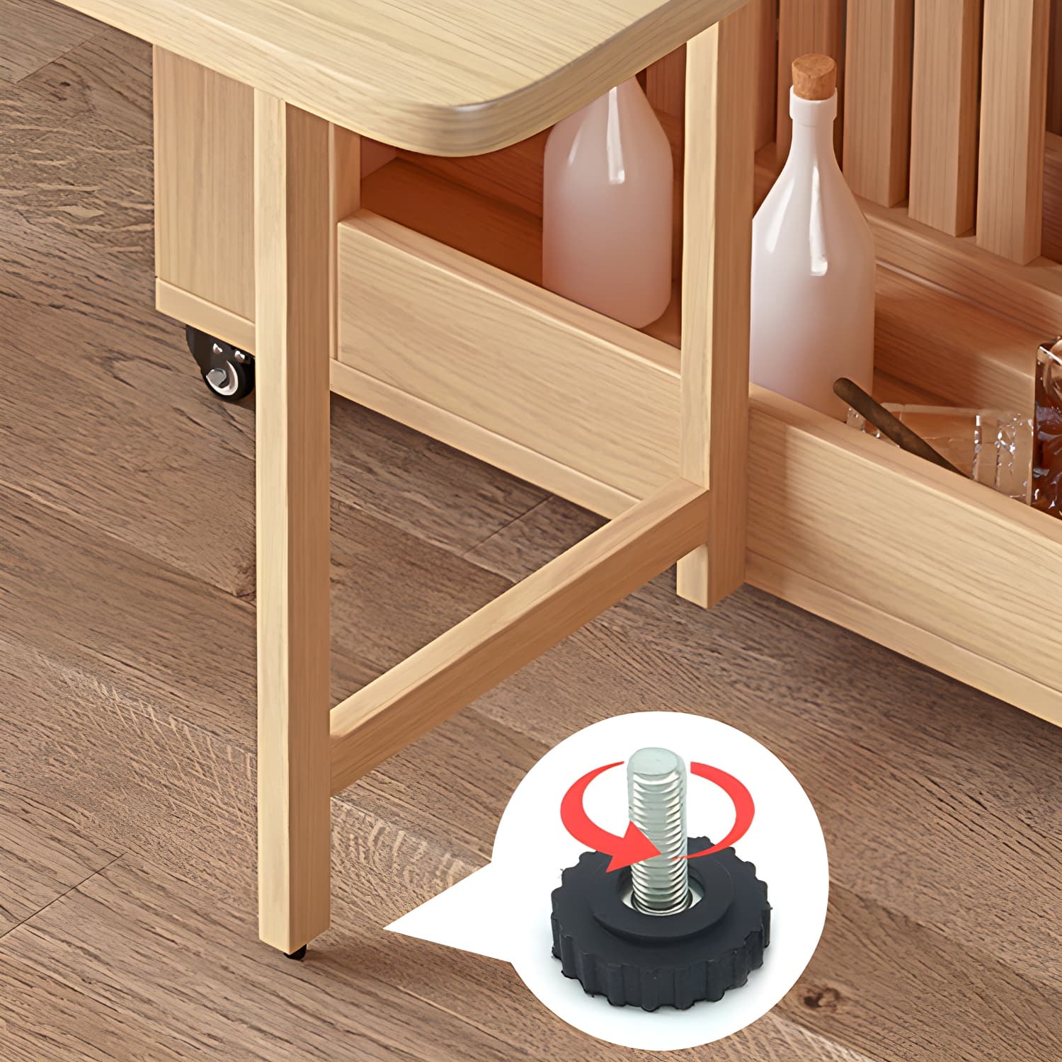 1/3/5/7 Pieces Modern Space-Saving Wood Multi Purpose Dining Set thumbnail 10