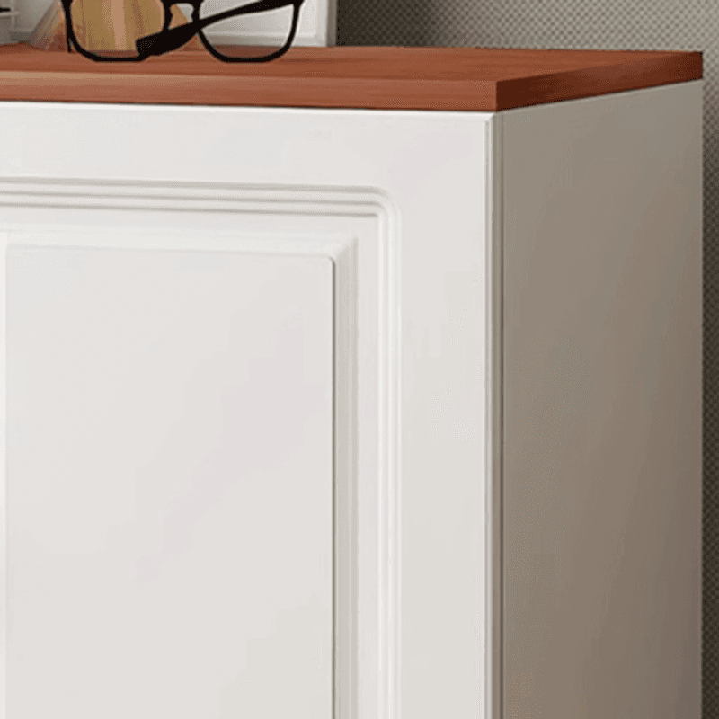 Sleeping Room Use Trendy White Wood Wardrobe Chest with Shelves thumbnail 6