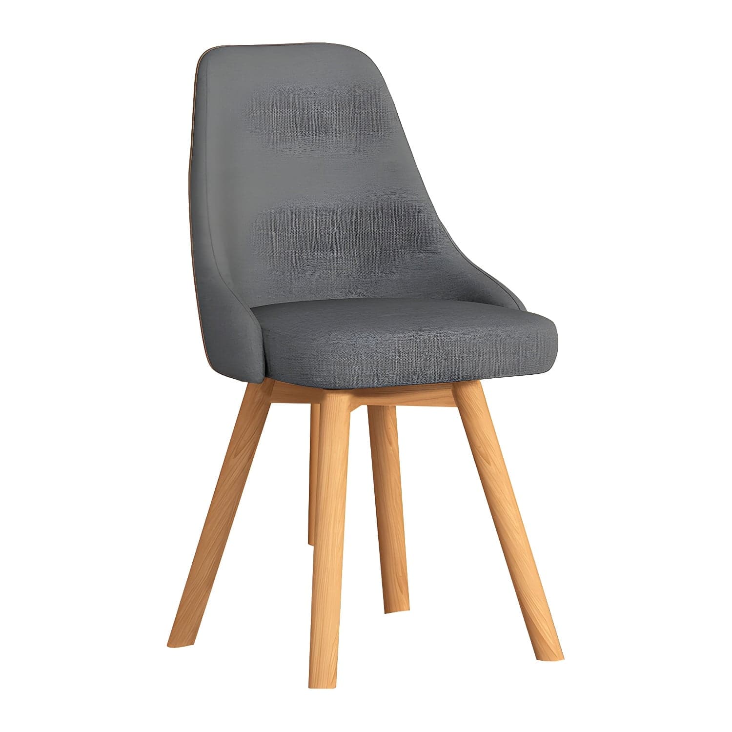 Solid Wood Dining Chair Modern Style Swivel Side Chair for Dining Room thumbnail 2