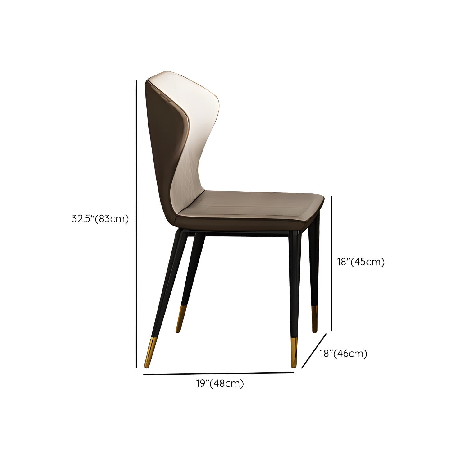 1/5/7/9 Piece Rectangle Shape Modern Style Dining Room Chair Set thumbnail 16