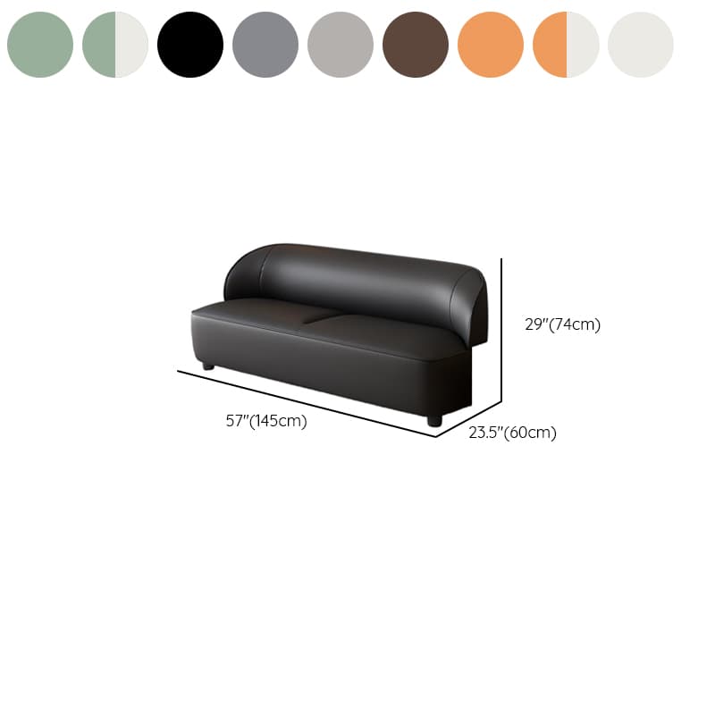 Modish Solid Color Scratch-durable Standard Sofa in Rose/Light Green/Tangerine Color for 2/4 Person/for 3 thumbnail 22