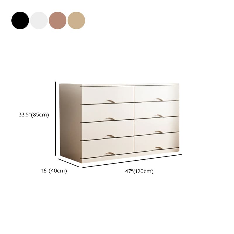 Simple Raw Wood Double Dresser with Multiple Drawer Configurations - Horizontal/Vertical thumbnail 13