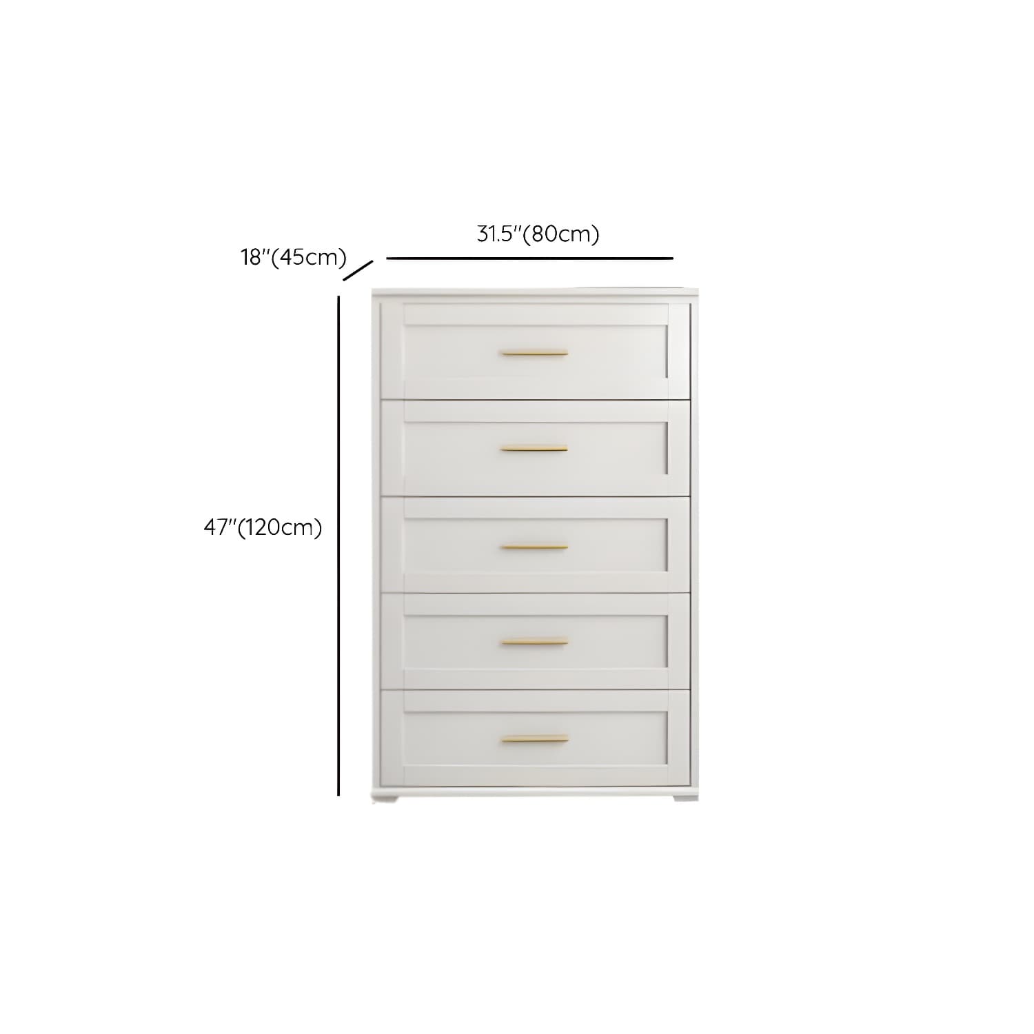 Classic Glam Storage Chest Solid Wood Storage Chest Dresser , 17.55 Inch Width - image 11