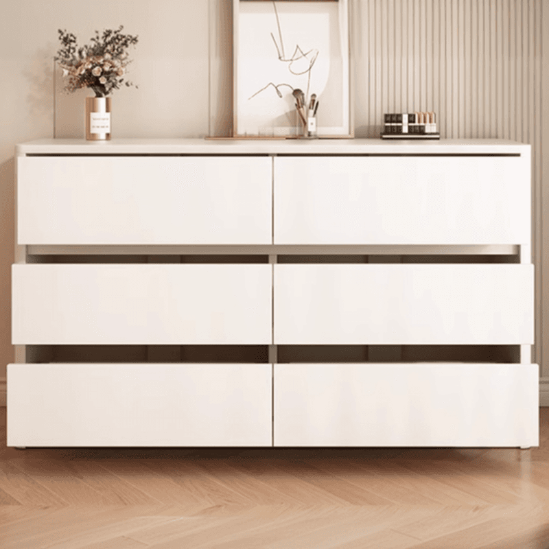 White Trendy Timber Console Dresser/Semainier with 6/8/3 Drawers in Horizontal/Vertical Orientation thumbnail 12