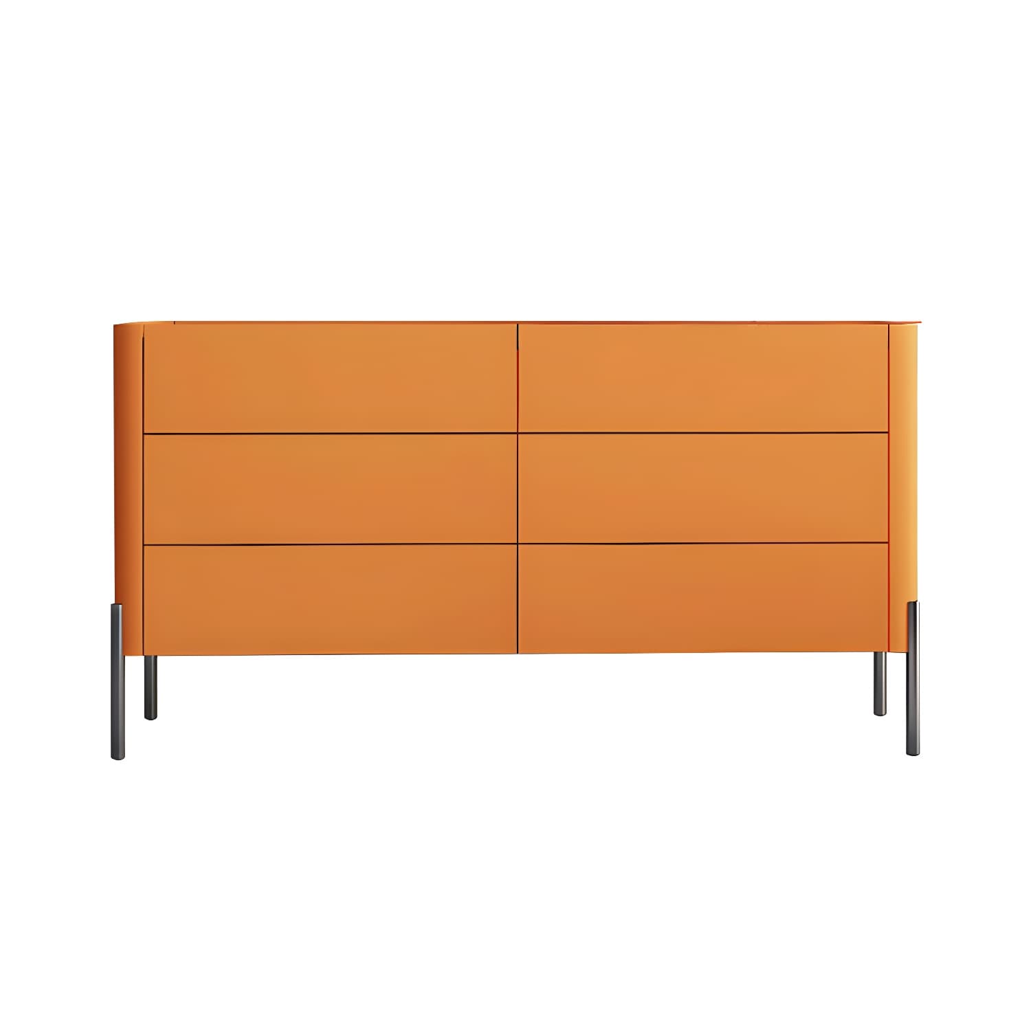 Modern Wood Dresser - Horizontal Design - Ample Drawer Space - Stylish Bedroom Storage thumbnail 5