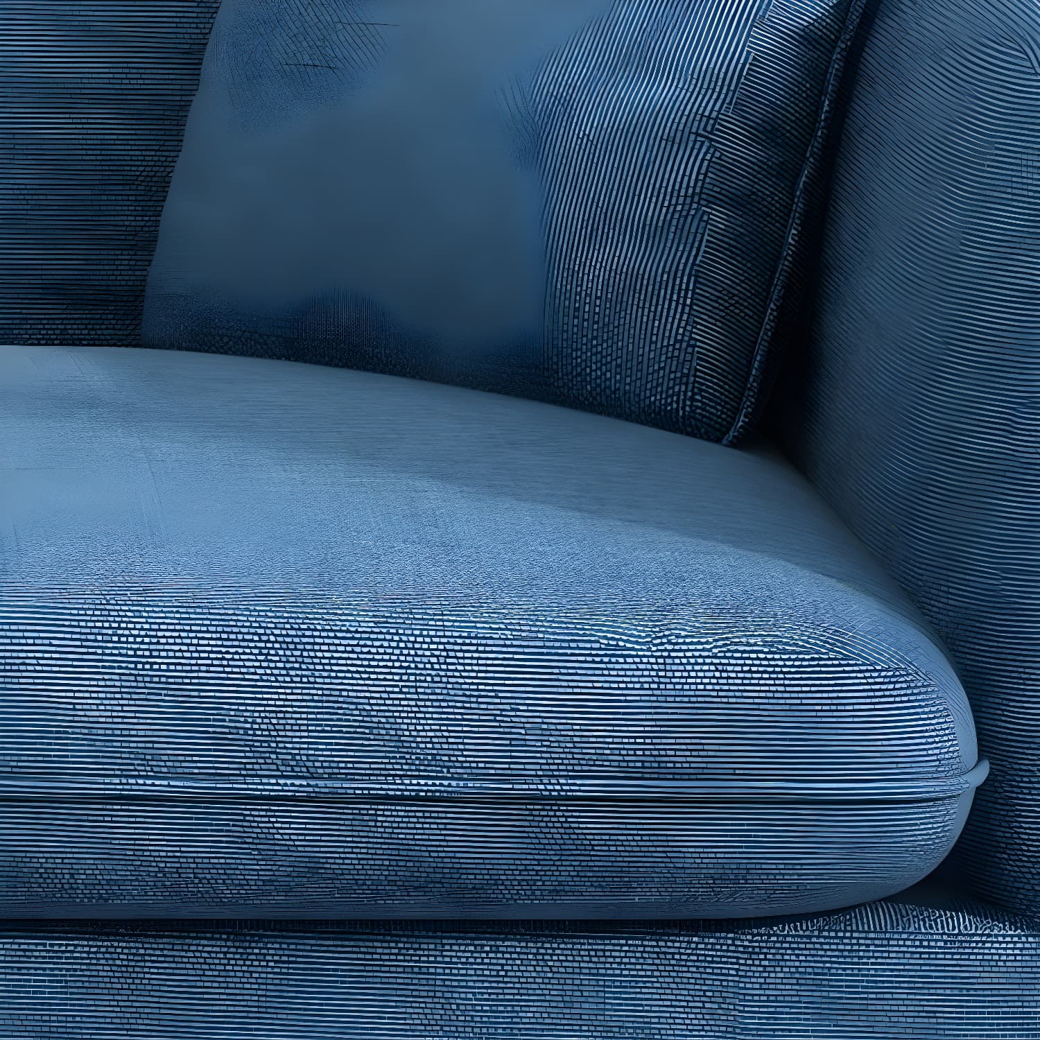 Modern Linen Tuxedo Arm Standard Sofa with Bolster Pillows for Living Room thumbnail 18