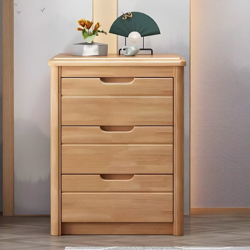 Traditional Wood Dresser with Drawers - Narrow Vertical Design - 40cm Width - Self Close Glides thumbnail 3