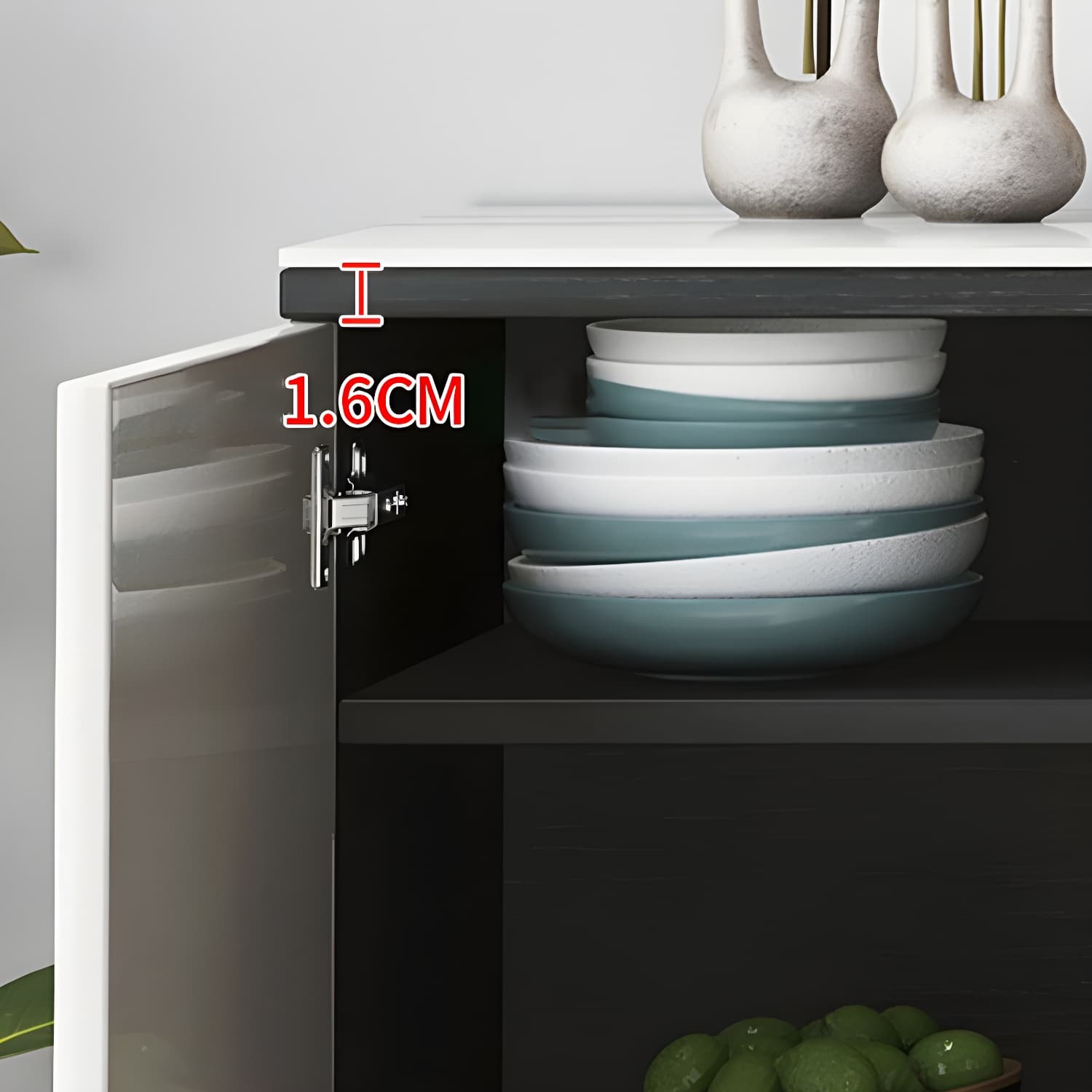 Contemporary Sideboard Cabinet with Drawer and Door for Living Room thumbnail 10