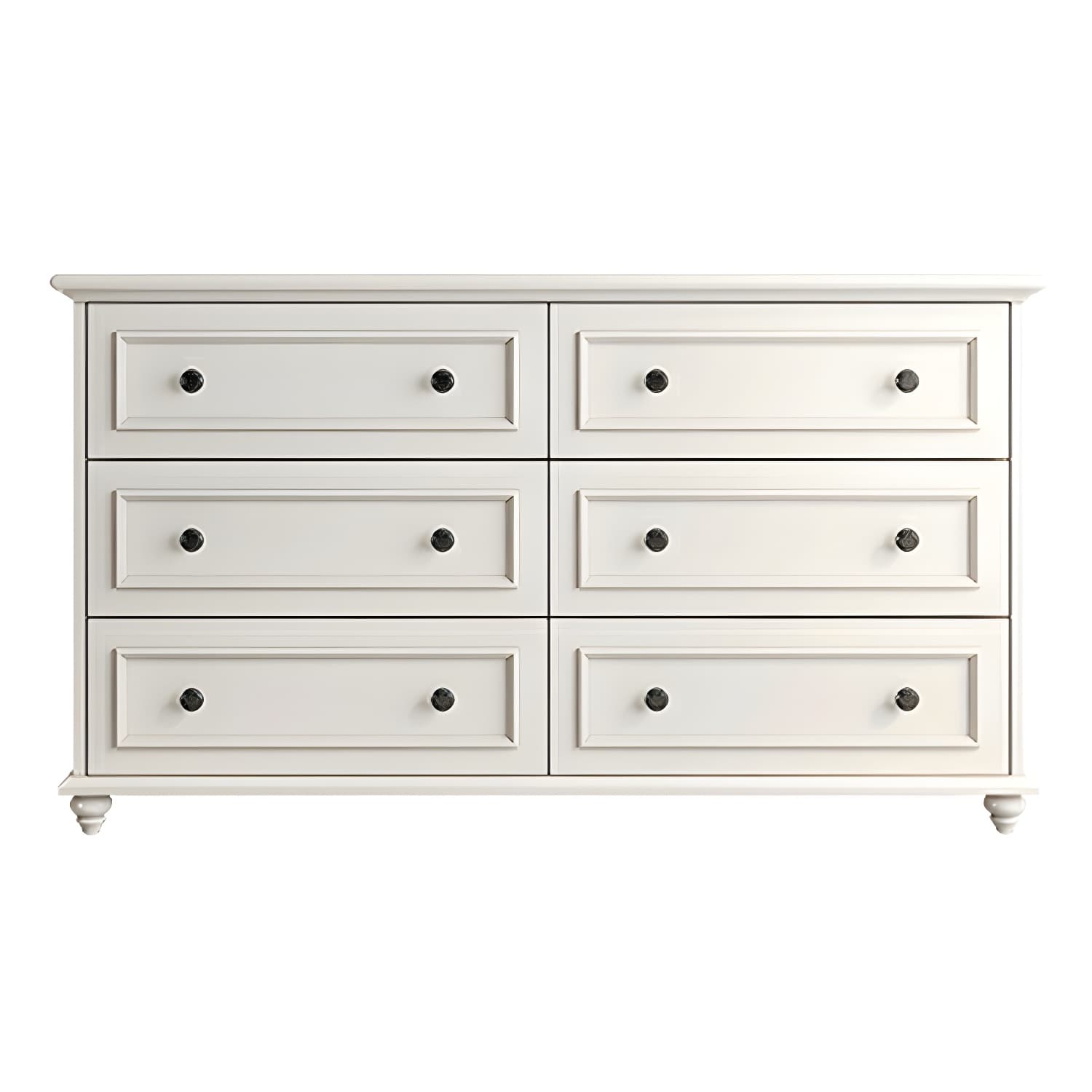 Solid Wood and Soft-Close Drawers Modern Chest with Wood Top thumbnail 5