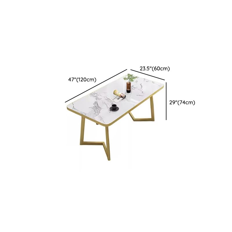 Luxurious Dining Table Set with Recycled Wood Top and Sleighing Base thumbnail 19