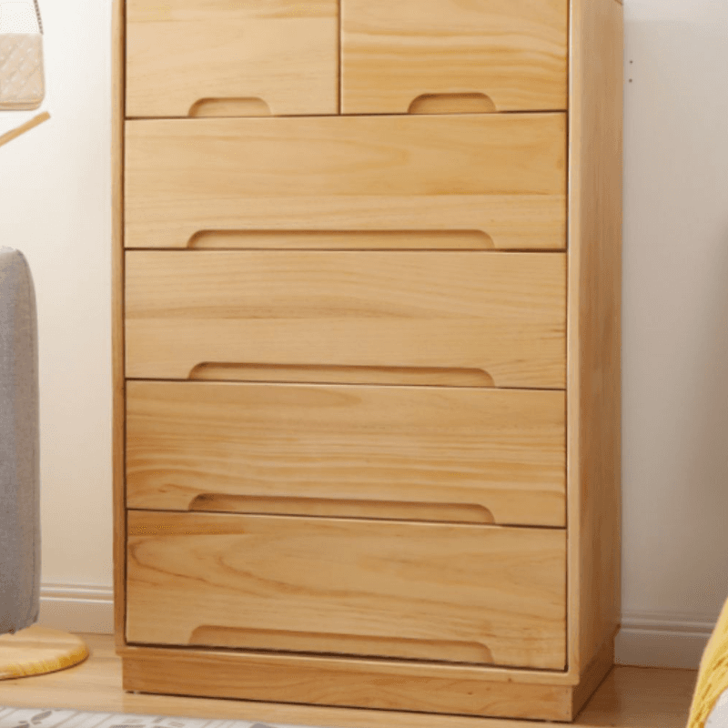 Minimalist Unfinished Console Dresser with 6 Tiers/4 Tiers/5 Tiers - image 5