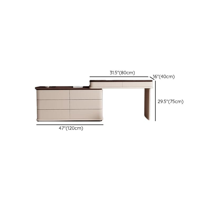 Sleeping Room Scalable Vanity Set/Makeup Vanity with Push-Pull thumbnail 13
