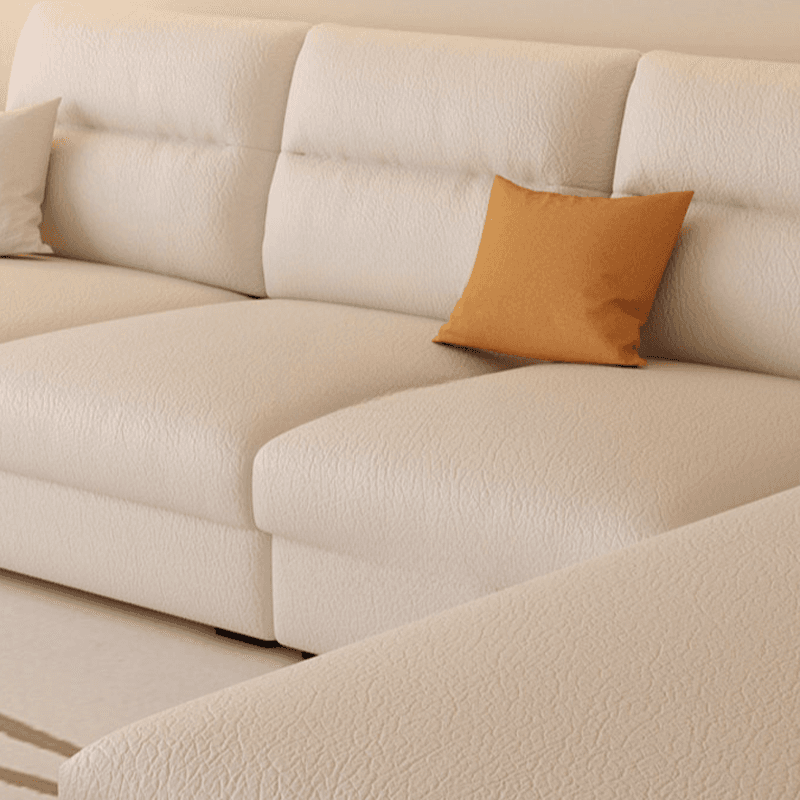 Straight Horizontal 5 Person Memory Foam Filled Sofa Couch with Decorative-stitched Tufting thumbnail 2