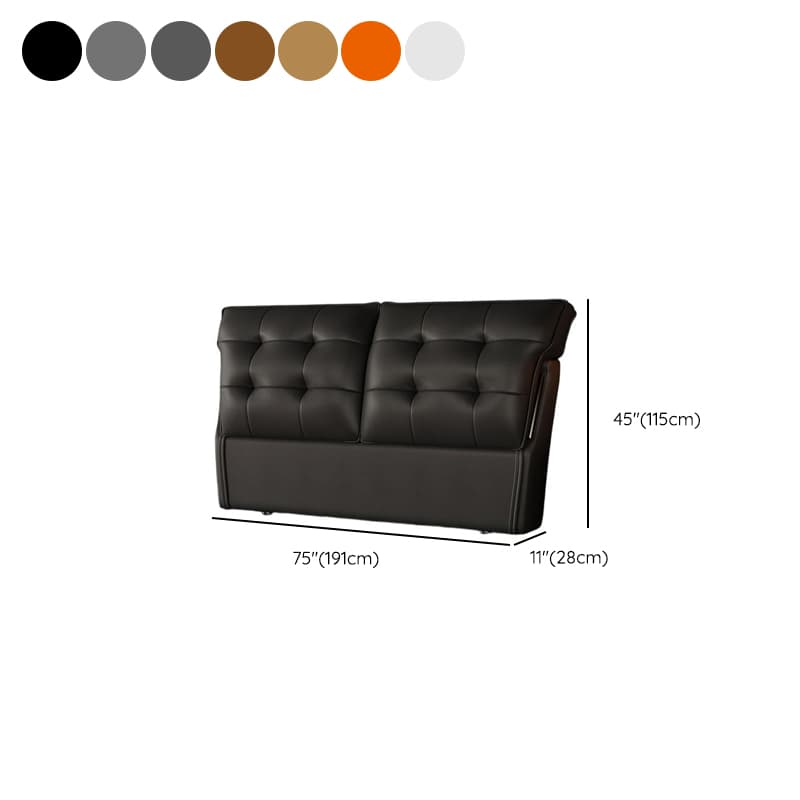 Art Deco Style Panel Headboard with No Distressing, Decorative-stitched Tufting, Rectangle Shape for Queen/Full/Twin XL Bed, Sponge Upholstery Fill, Standard Height thumbnail 16
