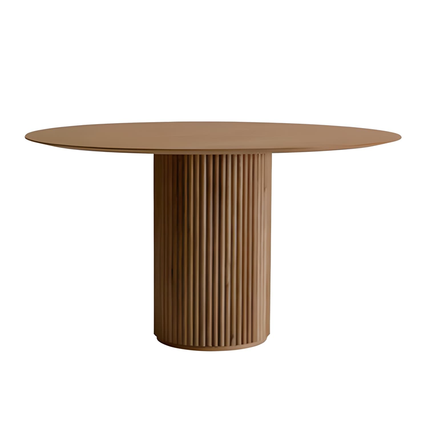 Modern Round Wood Dining Table Home Kitchen Dinner Pedestal Dining Table thumbnail 3