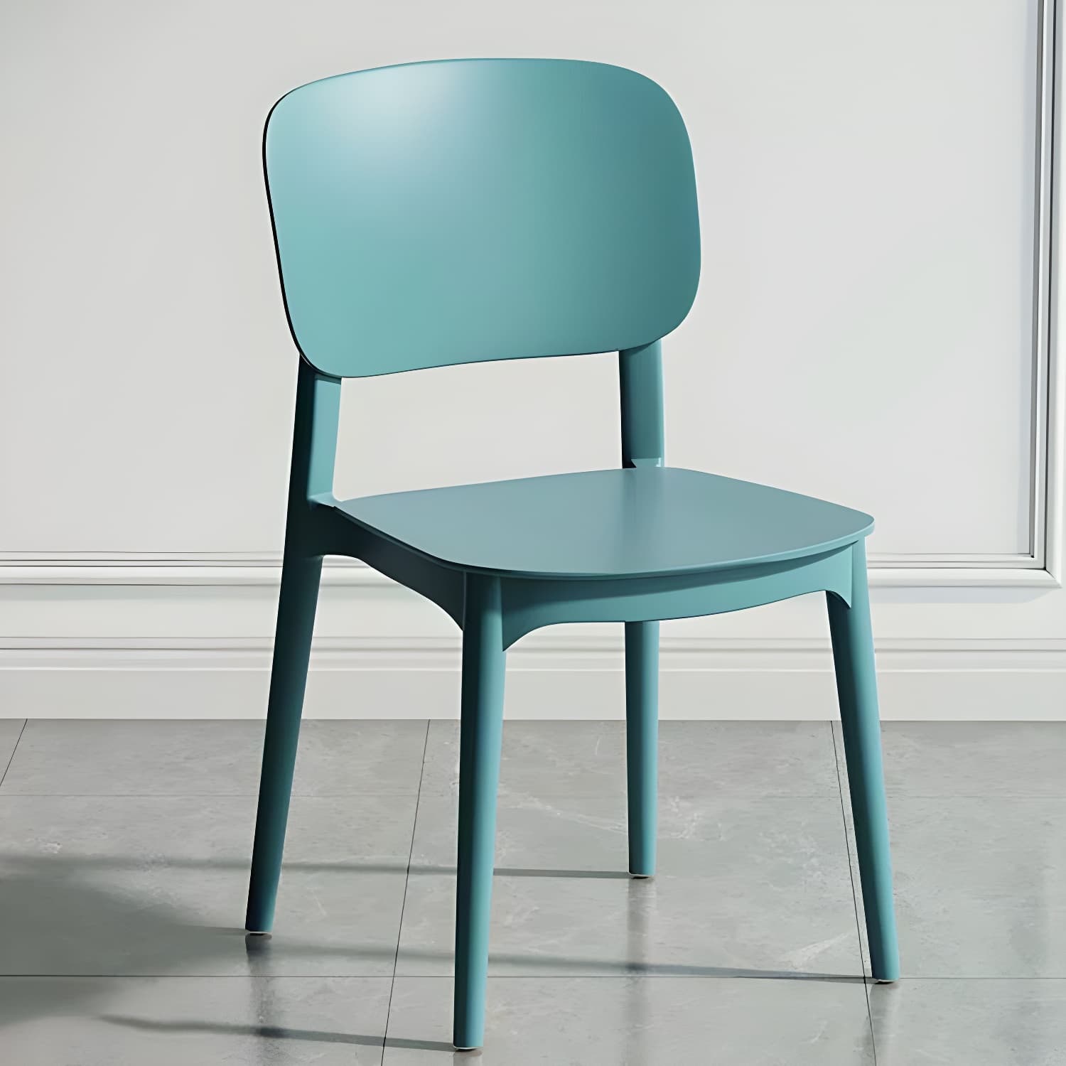 Scandinavian Style Stackable Kitchen&Dining Chair, Plastic and Non-Upholstered thumbnail 19