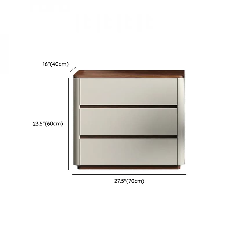 Off-White Simplistic Composite Wood Double Dresser/Bachelor Chest/Lingerie Chest with 8/6/3 Drawers in Horizontal/Vertical Orientation thumbnail 14