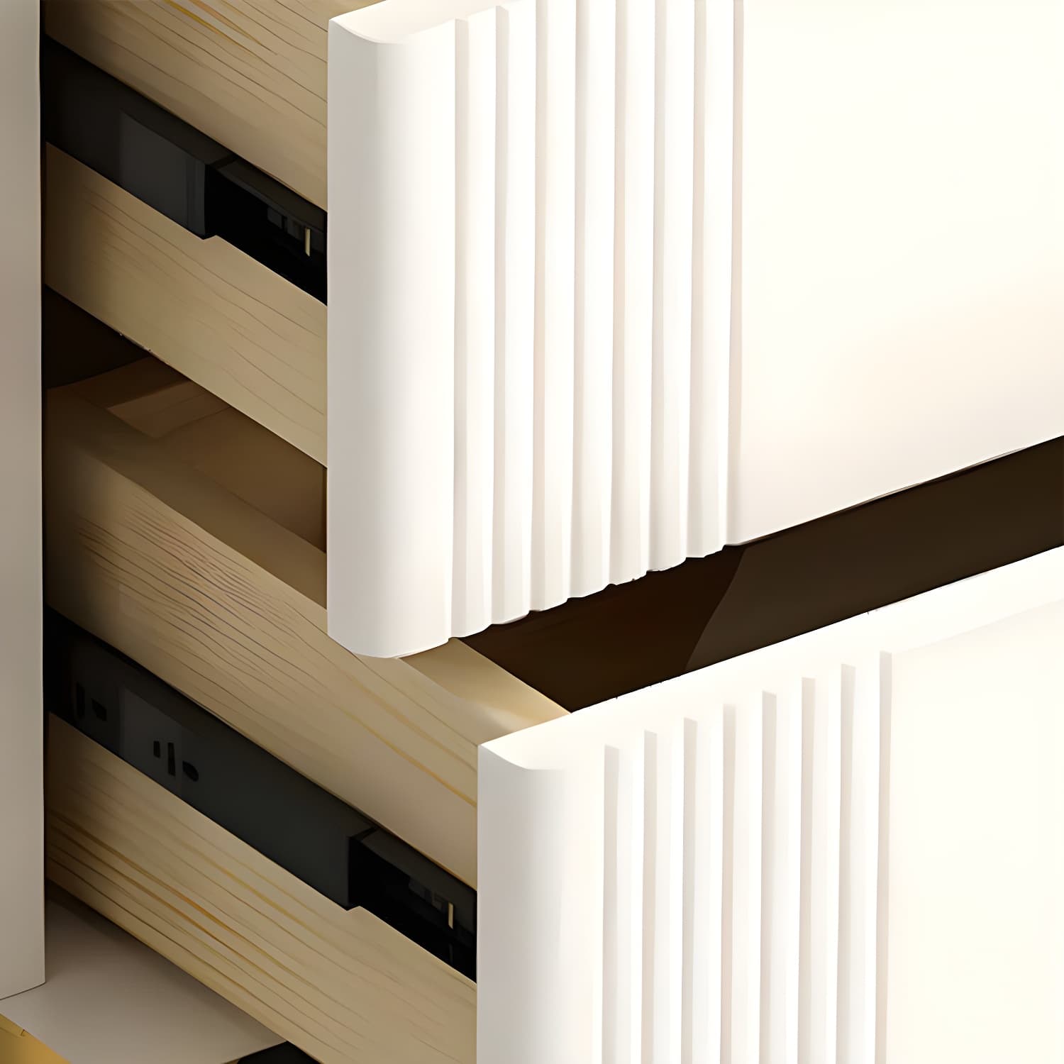 Drawers Included Modern Chest with Stone Countertop and Metal Legs thumbnail 8