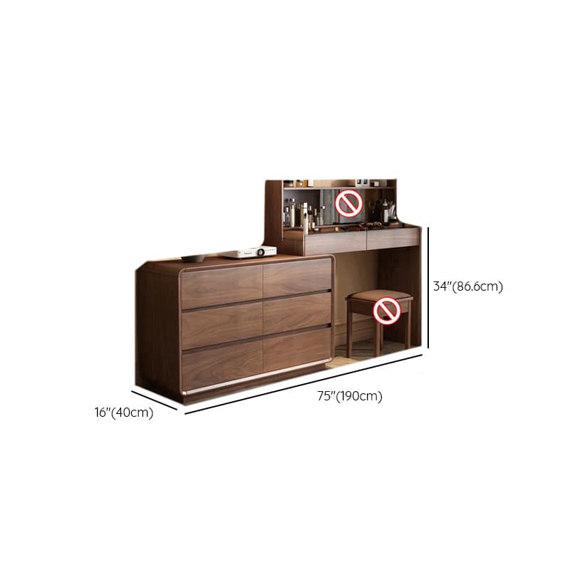 Multi-Purpose Vanity Set/Makeup Vanity with Scalable Telescopic and Push-Pull 2-in-1 Feature thumbnail 7