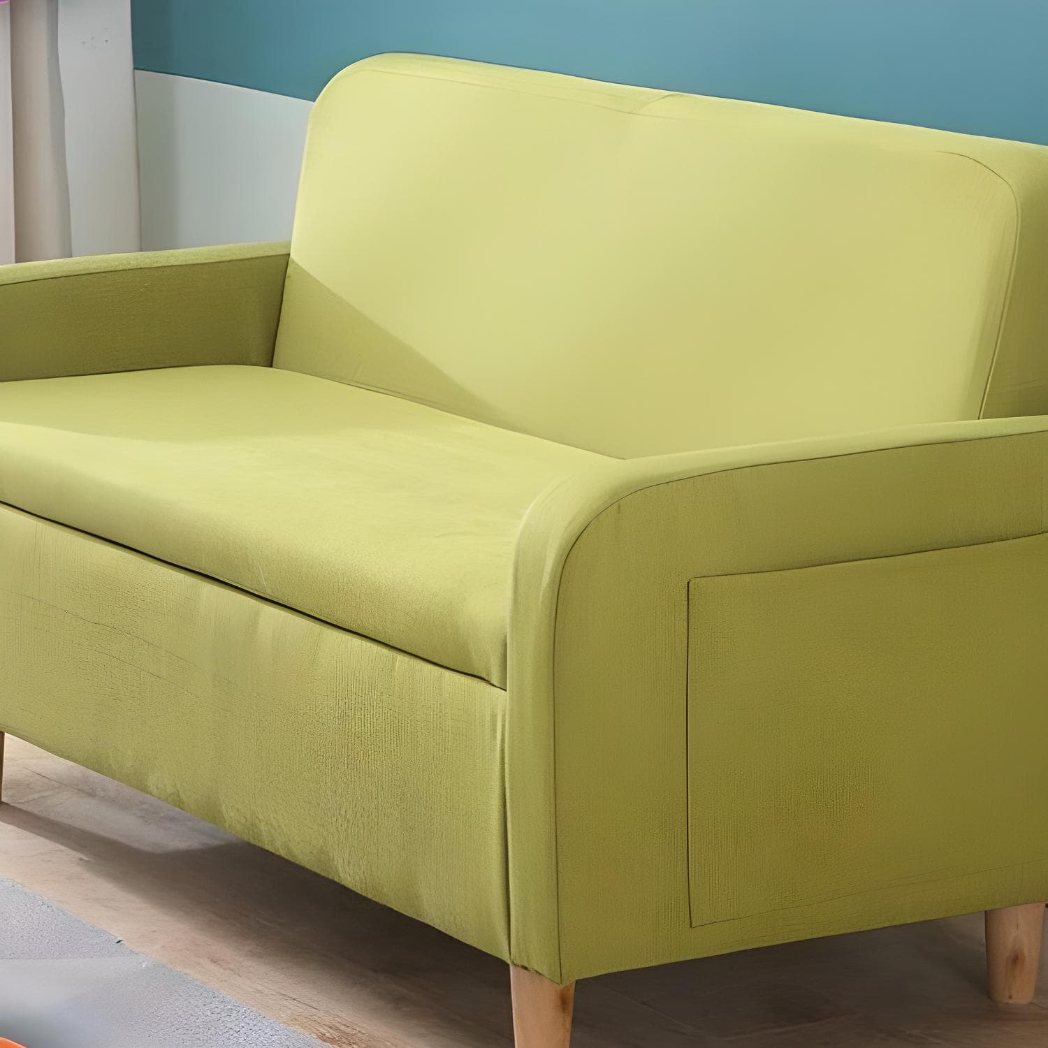 Contemporary Azure/Brown/Magenta Standard Sofa with Hidden Storage thumbnail 18