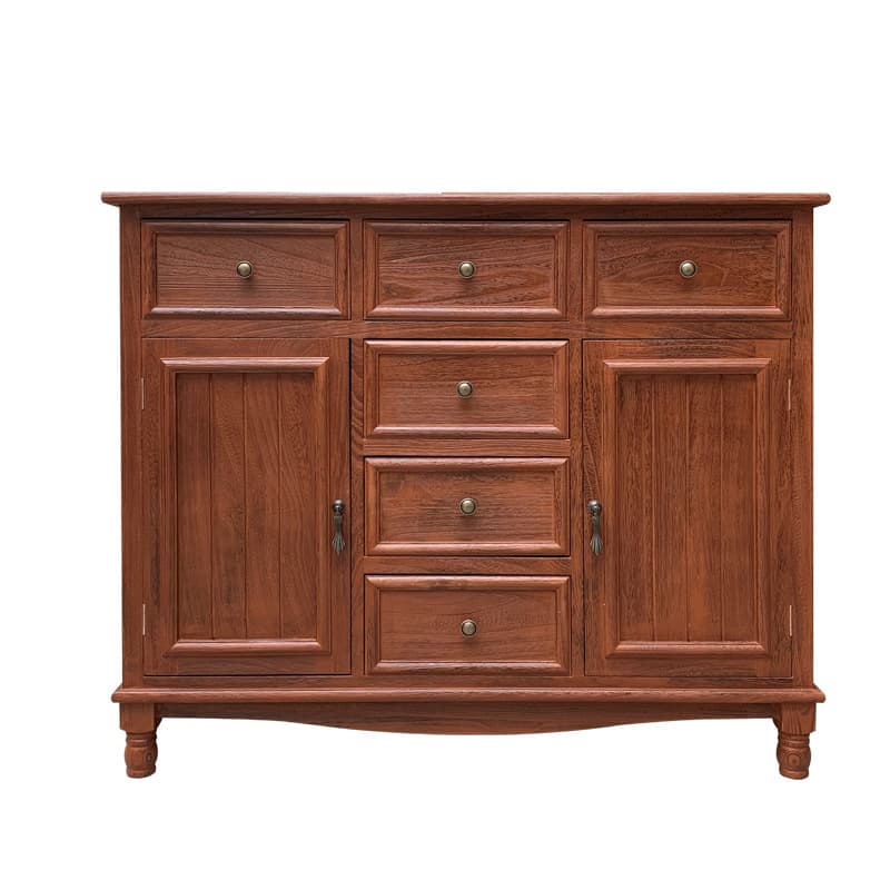 Traditional Wood Server in Espresso with 3 Drawers/4 Drawers/6 Drawers, Cabinet & One Internal Shelf/2 Shelves Included/Not Included thumbnail 5