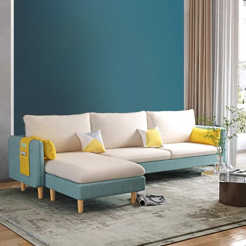 Modern L-Shape Reversible Sofa Recliner with Pine Frame and Storage thumbnail 14