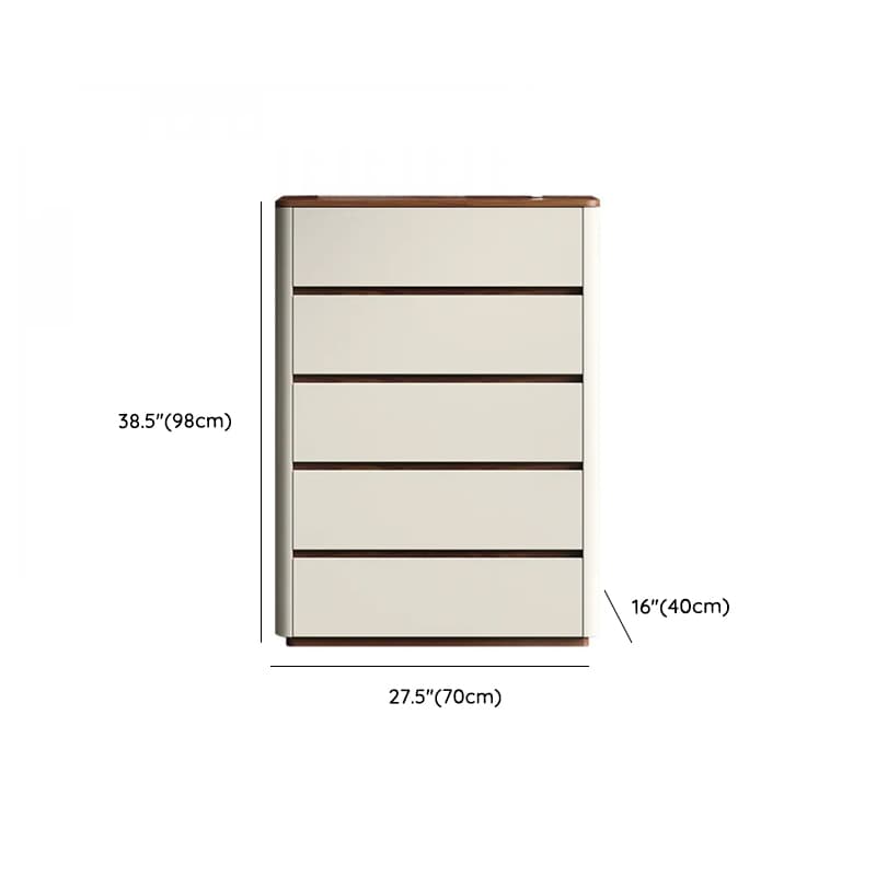 Off-White Simplistic Composite Wood Double Dresser/Bachelor Chest/Lingerie Chest with 8/6/3 Drawers in Horizontal/Vertical Orientation thumbnail 20
