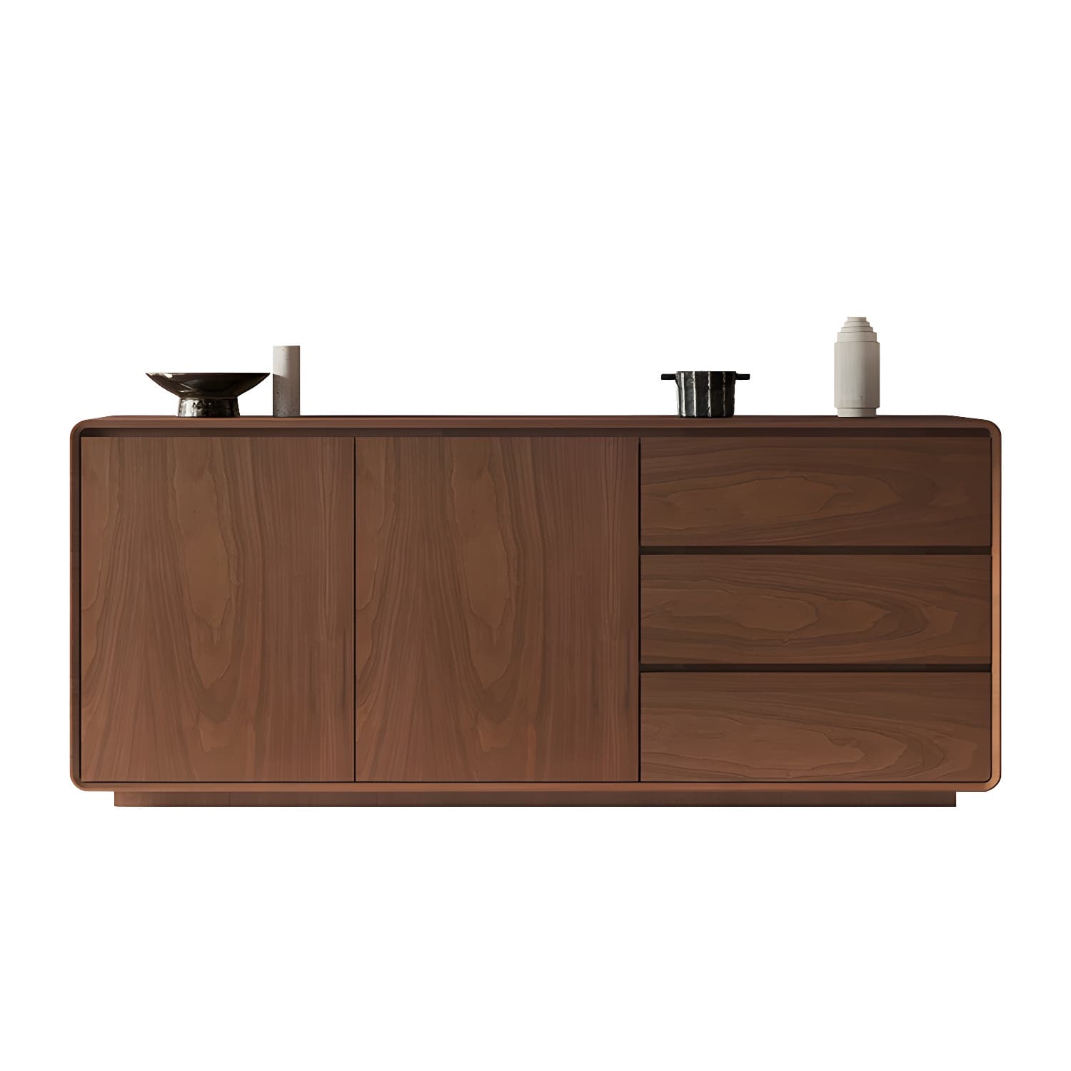 Wood Sideboard with 2 Doors and 3 Drawers, Overall Dimensions 40cmW x 80cmH thumbnail 16
