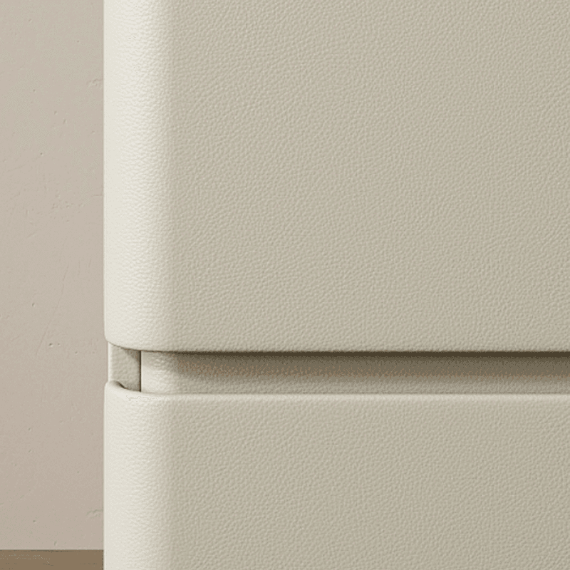 Minimalist 2 Tiers Drawer Storage Bedside Table with Faux Marble Top thumbnail 19