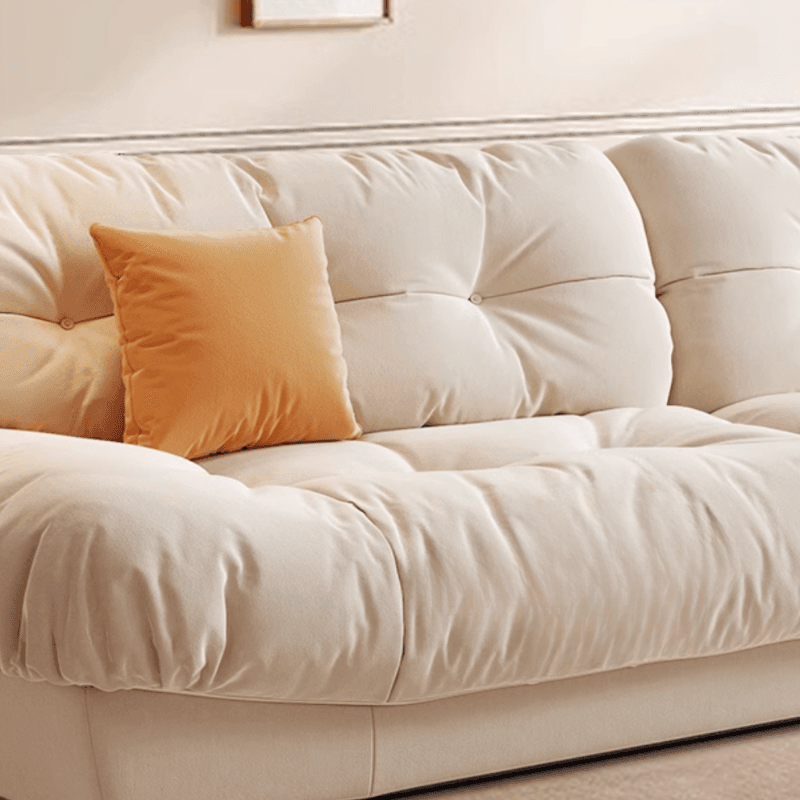 L-Shape/Straight Sofa/Corner Sectional, Left/Horizontal Orientation with Button-tufted Detail thumbnail 4