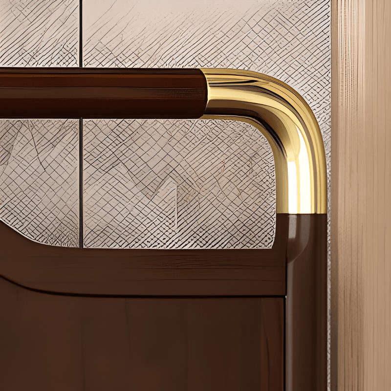 Modish No Distressing Timber Panel Headboard with Rectangle/Stepped Shape for Queen/King/Full Bed, Featuring Sponge Upholstery and Standard Height thumbnail 11