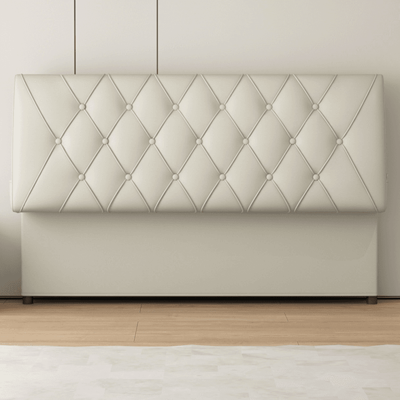 King(76"W x 80"L)/Queen(60"W x 80"L)/Full(54"W x 75"L) Piled Rectangle Panel Headboard With Legs, Sponge Filling, Standard（36-55“） Height and Lumber Frame thumbnail 8