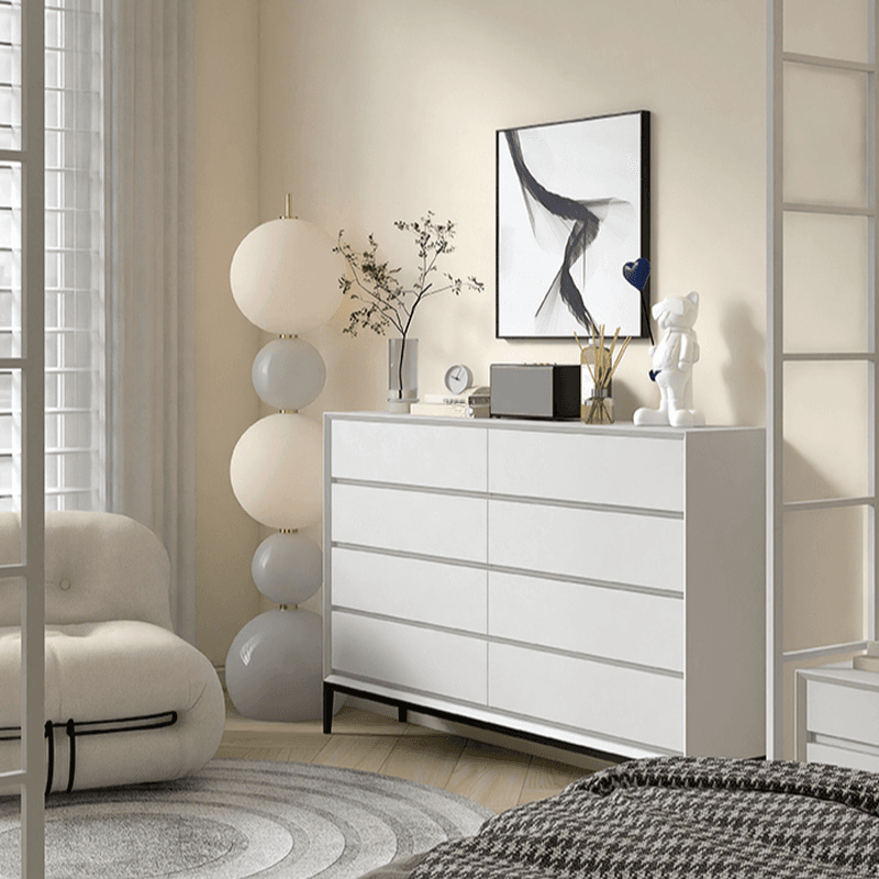 Trendy Raw Wood Console Dresser, Horizontal with 8 Drawers thumbnail 18