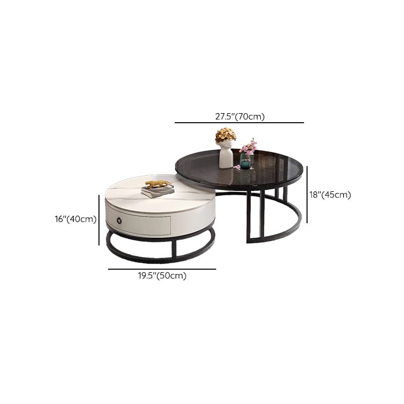 Nested Orbicular Framework Accent Table for Foyer Use thumbnail 16