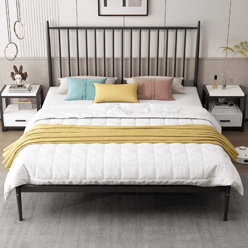 Solid Color Iron Slat Bed for Living Room thumbnail 4