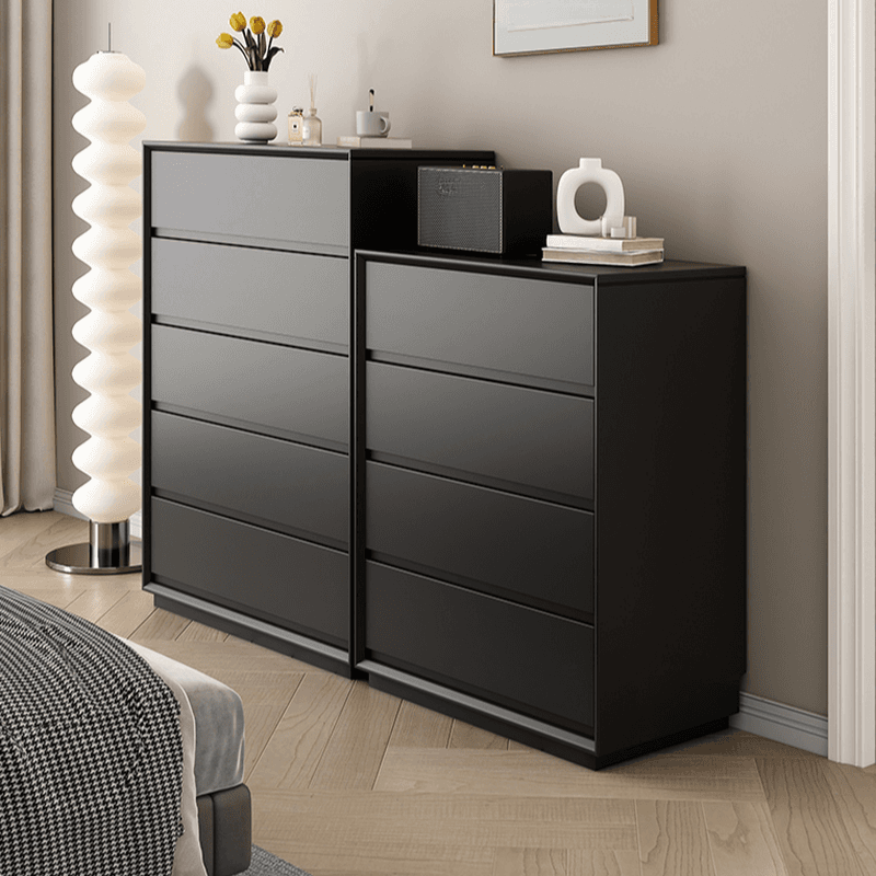 Modish Pine Wood Semainier with 5/4/3 Drawers in Vertical Orientation thumbnail 3