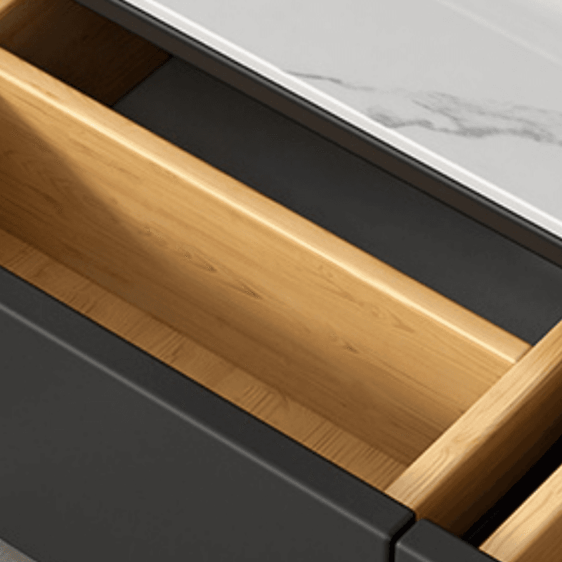 Modern Stone TV Stand with 4 Drawers/3 Drawers/6-Drawer and Cable Management thumbnail 8