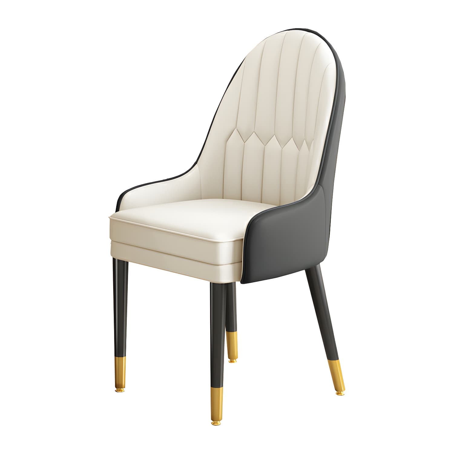 Dining Room Armless Dining Chair Parsons Faux Leather Dining Chair thumbnail 19