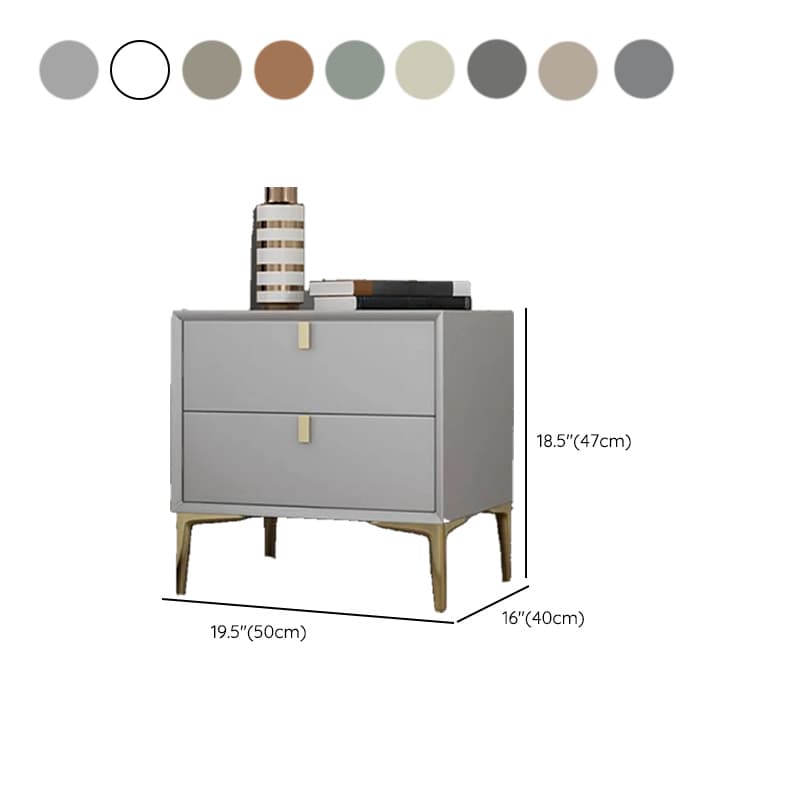 Modern Lumber Nightstand With Drawer Storage & Leg, 3 Drawers/2 Drawers thumbnail 26