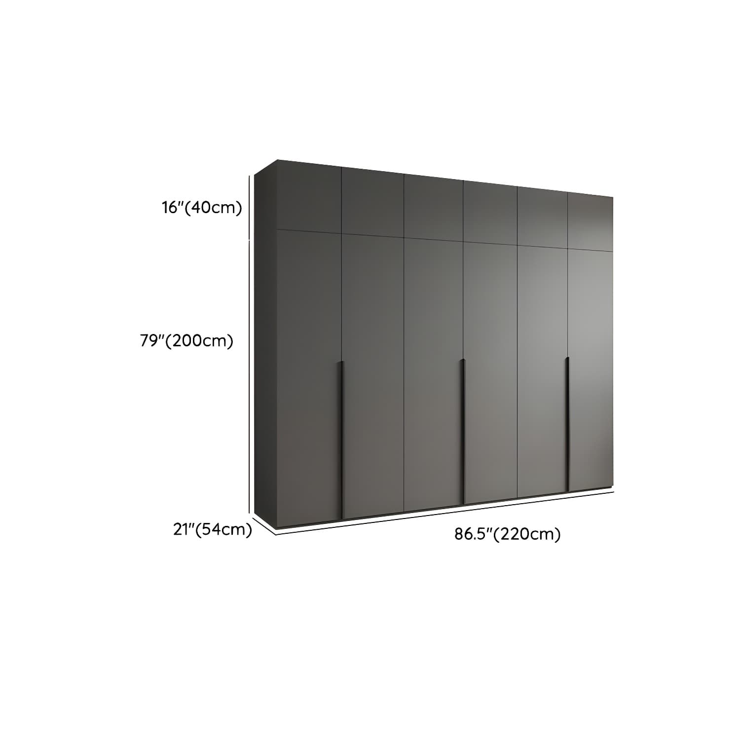 Modern Light Gray Wardrobe Closet Timber Soft Close Drawer Soft Close Door Interior Shelves thumbnail 22