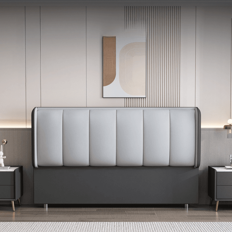 Casual Free-standing Standard King(76"W x 80"L)/Queen(60"W x 80"L)/Full(54"W x 75"L) Panel No Distressing With Legs in Wood and Sponge thumbnail 7