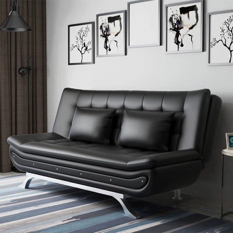 75'' Modern Armless Solid Color Sofa, Foam Filled Upholstery - Partial Assembly thumbnail 3