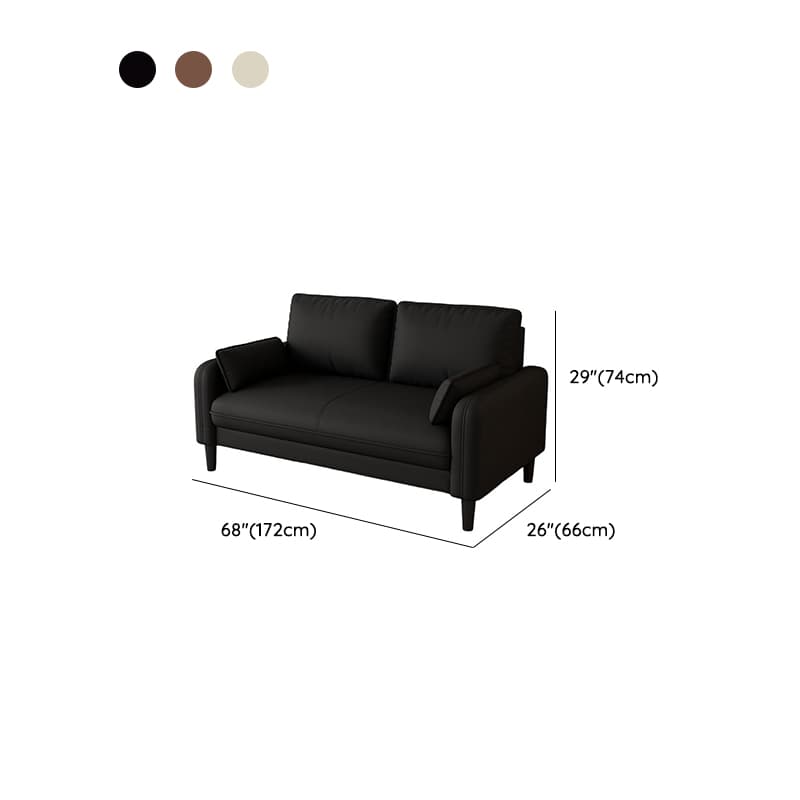 Trendy Water Resistant Standard Sofa/Loveseat/Single Sofa with Pillow Back in Dark Gray/White/Olive Green, Arm Included, Seats 3/2 People/1 Person with 2 Pillows thumbnail 18