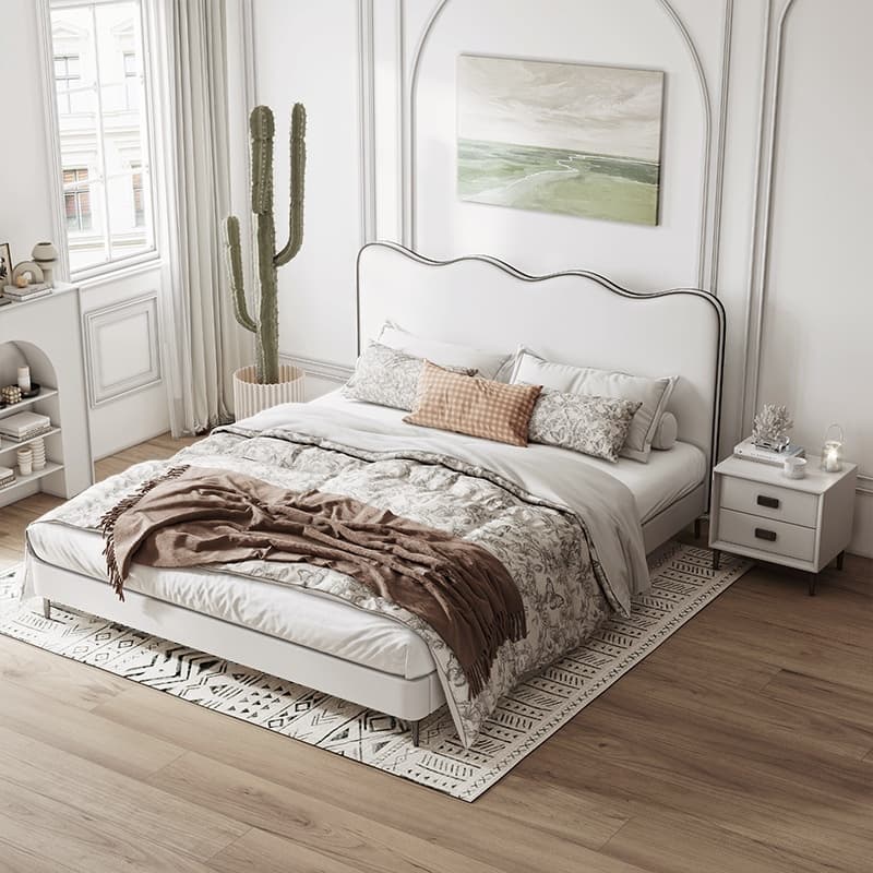 Solid Color Storage Bed/Platform Bed with 3 Storage Boxes and Pine Wood Frame for Living Room thumbnail 3