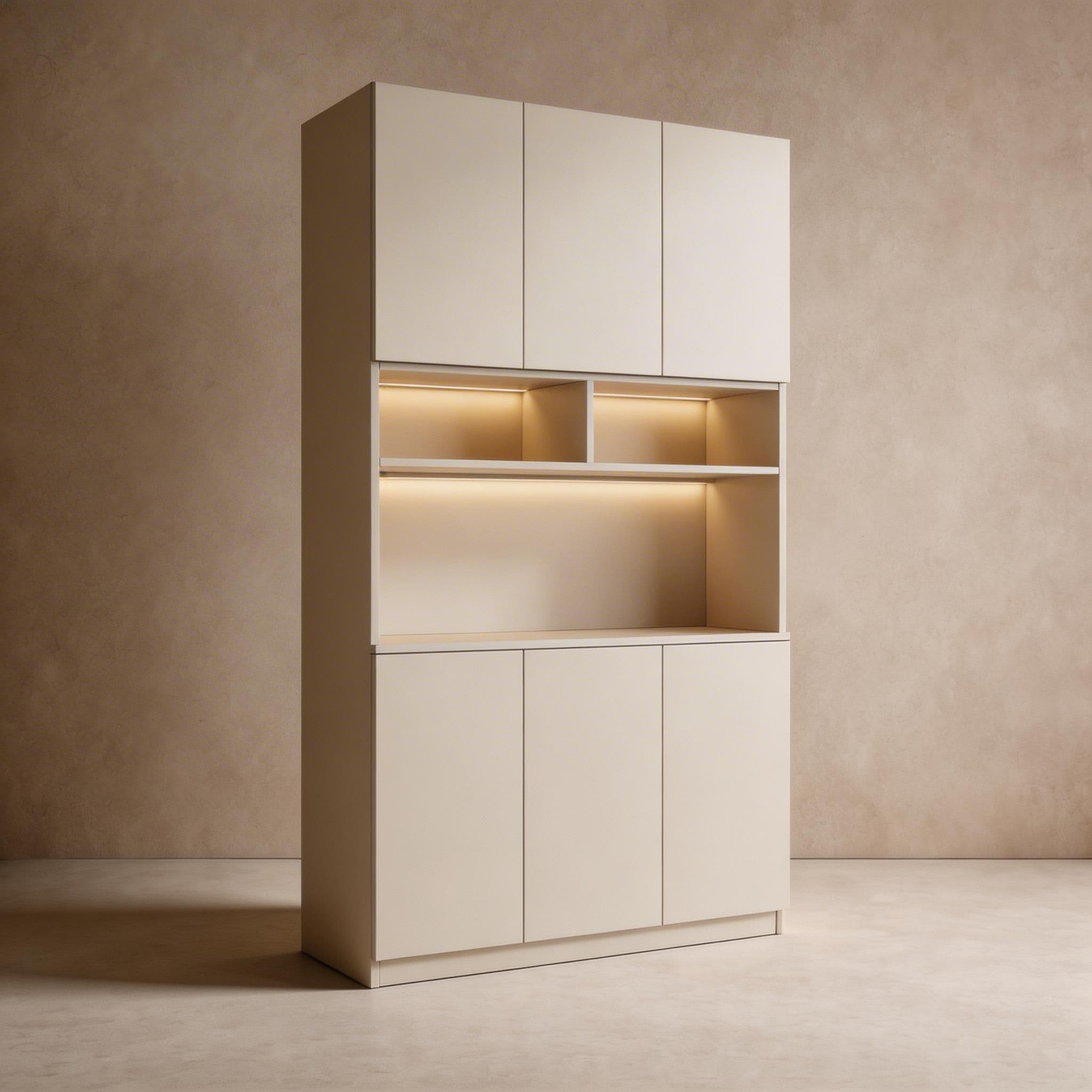 Trendy Sideboard with 3 Drawers, Cupboard, Wide/Standard/Narrow Sizes, 2/1 Shelves, Cabinets, and Glass-panel Door thumbnail 52