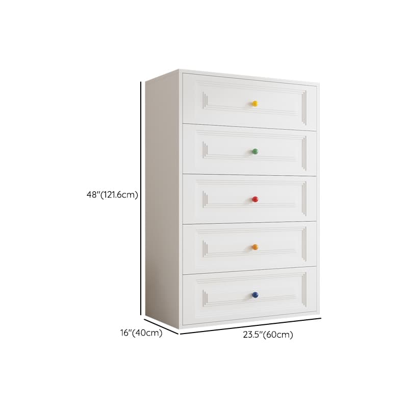 Chalk Casual Steel Bachelor Chest/Semainier with 5/4/3 Drawers in Vertical/Horizontal Orientation thumbnail 5