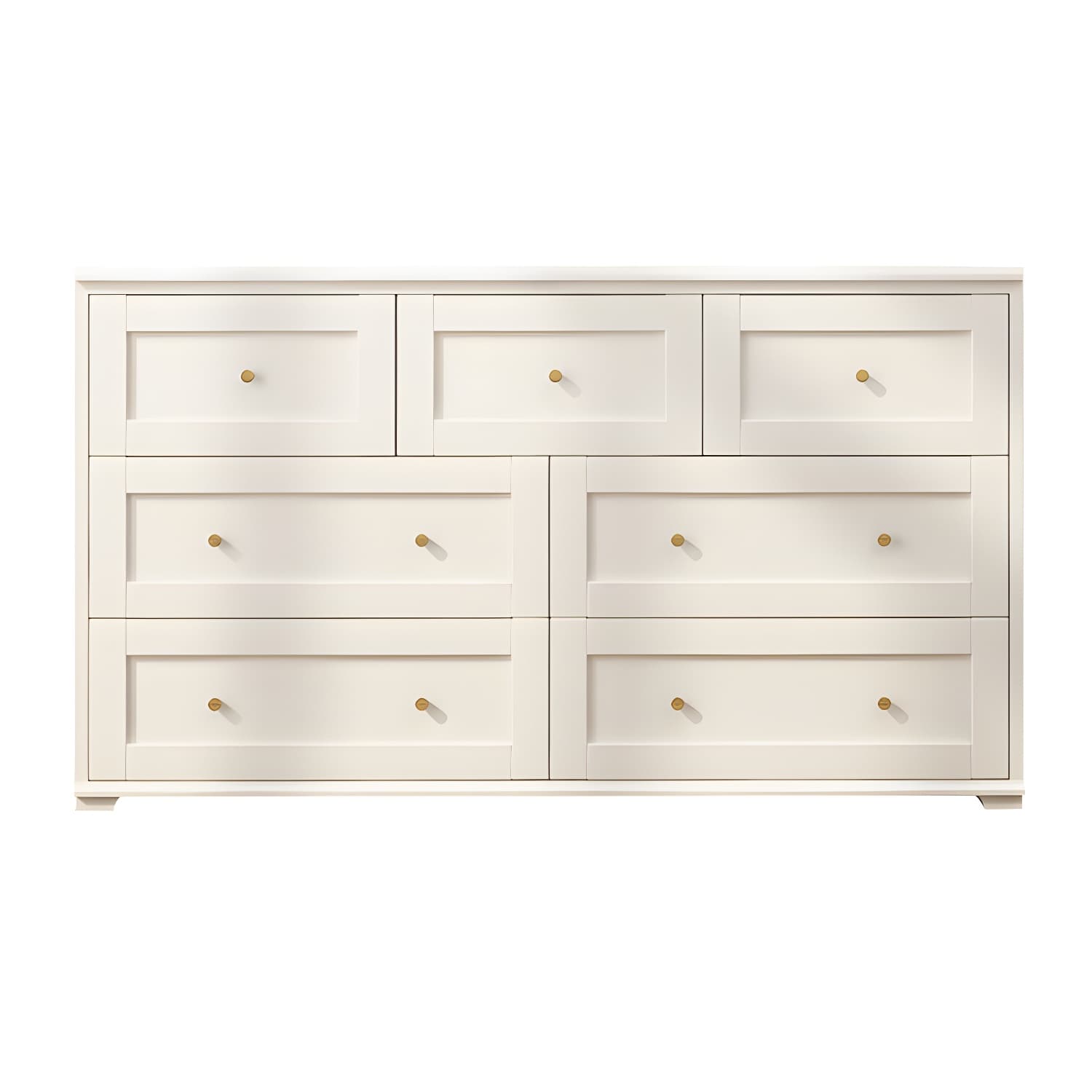 Modern Horizontal Double Dresser Birch Wood Storage Dresser for Bedroom - image 12
