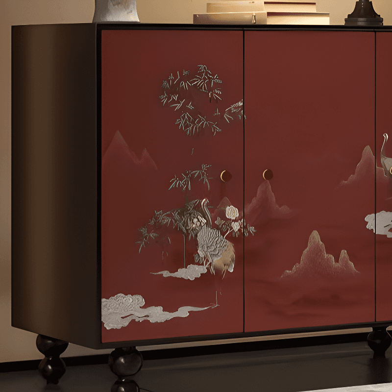 Trendy Rectangle Standalone Accent Cabinet in Ink with Manufactured Wood and Cabinet Knobs thumbnail 17