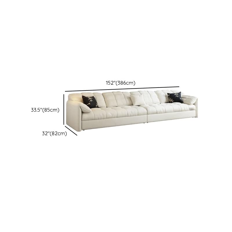 L-Shape/Straight White Sofa/Sofa Recliner with Under-seat Storage and Left/Horizontal Orientation thumbnail 18